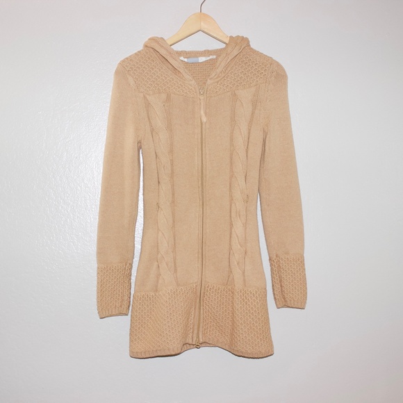 Athleta Tops - SOLD Athleta Knit Hooded Cashmere Blend Sweater